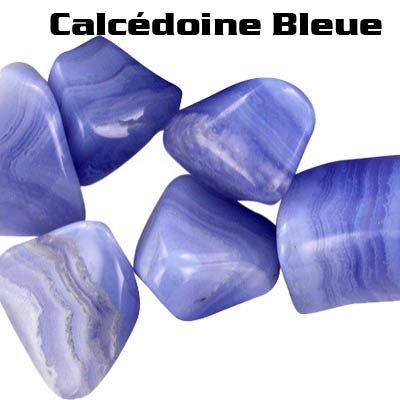Calcédoine bleue