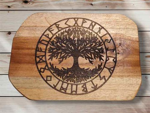 Planche arbre runes