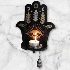 Etagère spirituelle main de Fatma noire.