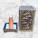 Porte encens bronze