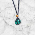 pendentif filet Malachite