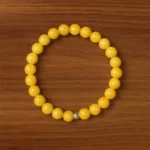 Bracelet Jade Jaune 6mm