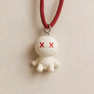 Pendentif momie blanche
