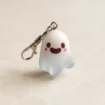 Porte clef petit fantome transluscide 3d