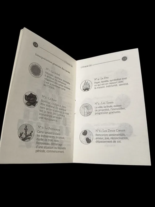 Interieur du livret - Oracle Gé