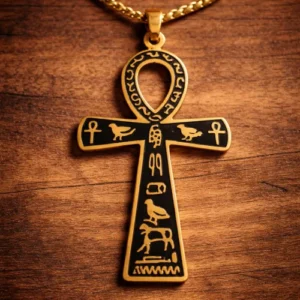 Croix de Ankh dorée