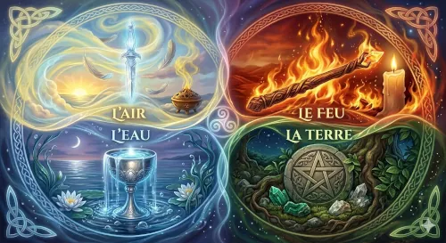 4 éléments en wicca