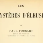 Les mysteres d'Eleusis