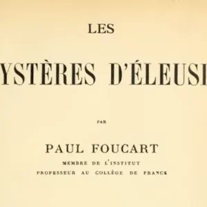 Les mysteres d'Eleusis