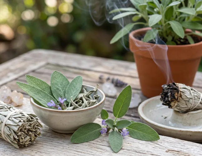 Sauge blanche vs sauge officinale